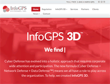 Tablet Screenshot of infogpsnetworks.com